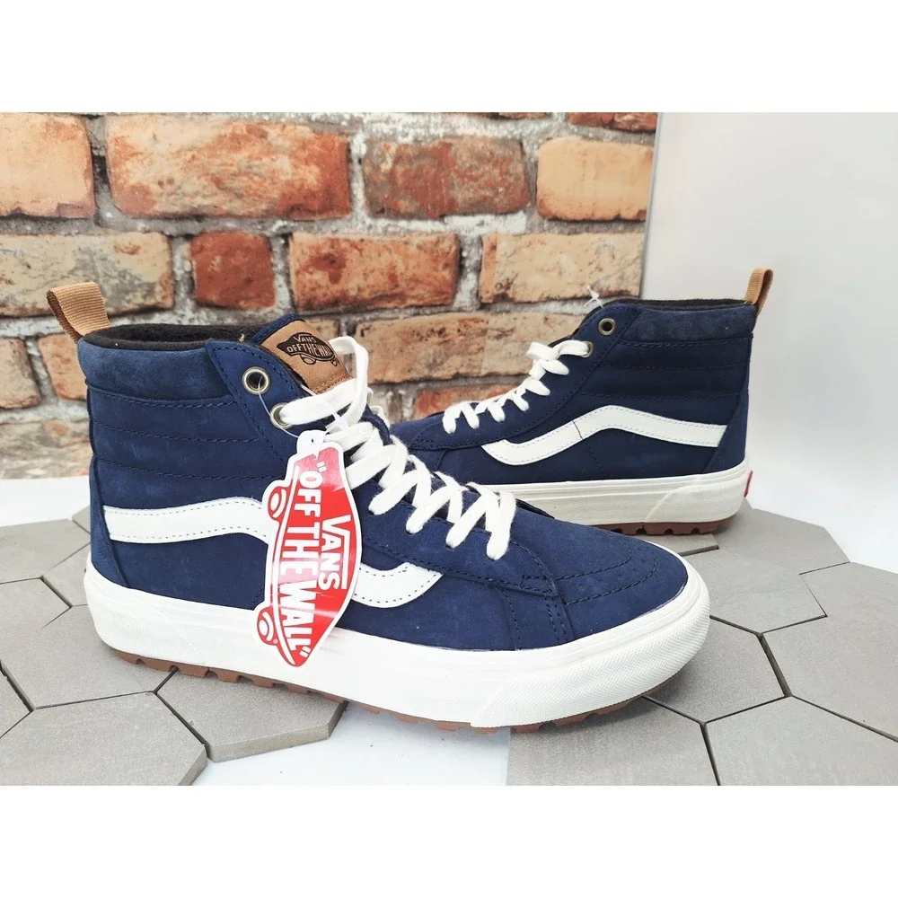 Vans Men Sz 7.5 /Women's Sz 9‎ Sk8 Hi MTE-1 Dress Blue Nubuck Boot Mte
